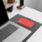 Peňaženkové puzdro LUNA Book Gold na Apple iPhone 17 Pro Max Elegant  Červený