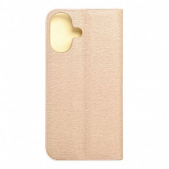 Peňaženkové puzdro LUNA Book Gold na Apple iPhone 17 Elegant  Zlatý