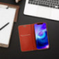 Peňaženkové puzdro LUNA Book Gold na Apple iPhone 17 Pro Elegant  Červený