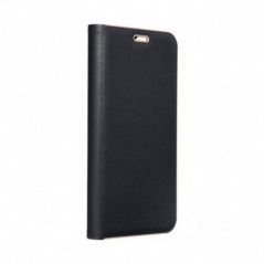Peňaženkové puzdro LUNA Book Gold na Apple iPhone 17 Pro Max Elegant  Čierny