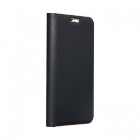 Peňaženkové puzdro LUNA Book Gold na Apple iPhone 17 Pro Max Elegant  Čierny