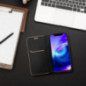 Peňaženkové puzdro LUNA Book Gold na Apple iPhone 17 Pro Max Elegant  Čierny