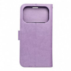 Peňaženkové puzdro MEZZO Book na Apple iPhone 17 Pro Fialový (Purple)