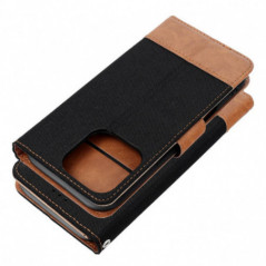 Peňaženkové puzdro JEANS na Apple iPhone 17 Pro Elegant  Čierny