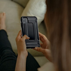 Tvrdený kryt Armor na Apple iPhone 17 Pro Max Čierny
