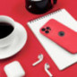 Kryt Soft na Apple iPhone 17 Pro Červený