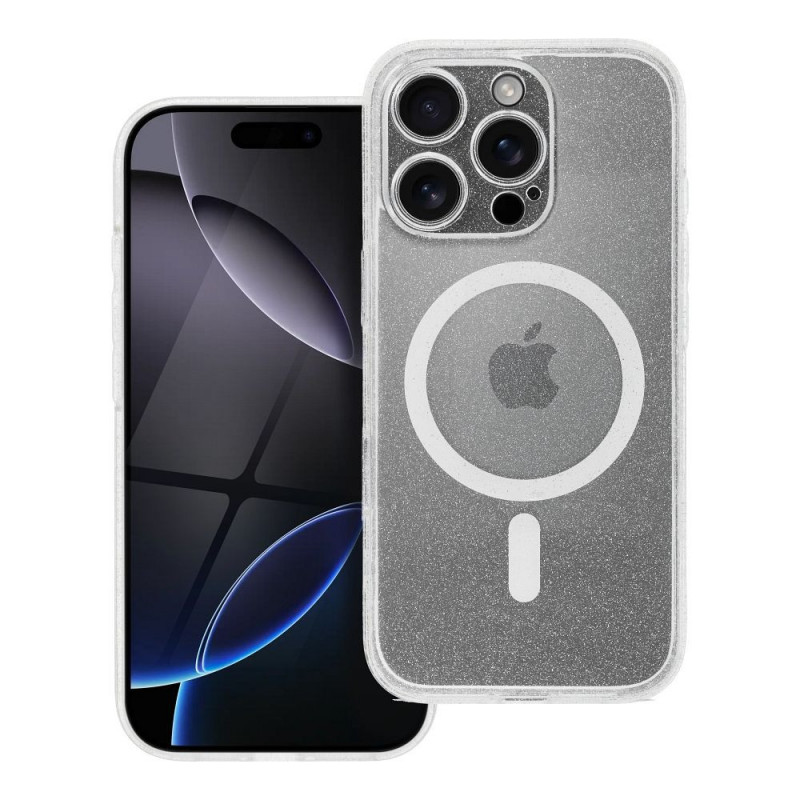 Kryt Clear Mag Cover na Apple iPhone 17 Pro Max MagSAFE  Transparentný