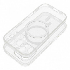 Kryt Clear Mag Cover na Apple iPhone 17 Pro Max MagSAFE  Transparentný