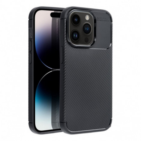 Kryt Carbon premium na Apple iPhone 17 Elegant  Čierny