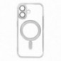 Kryt Electro Mag na Apple iPhone 17 MagSAFE  Strieborný