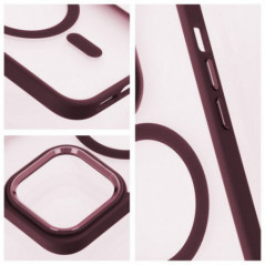 Kryt Matte Mag Cove na Apple iPhone 17 Pro Max MagSAFE  Slivkovo červený