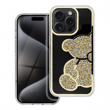 Kryt Teddy bear na Apple iPhone 17 Pro Max Zlatý