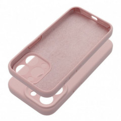 Kryt Silicone 2mm na Apple iPhone 17 Pro Max Pieskovo ružový