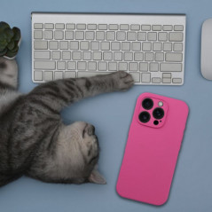 Kryt Silicone 2mm na Apple iPhone 17 Ružový