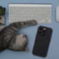 Kryt Silicone 2mm na Apple iPhone 17 Pro Max Čierny