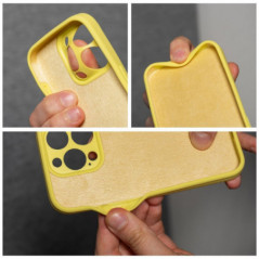 Kryt Silicone 2mm na Apple iPhone 17 Pro Max Citrónová