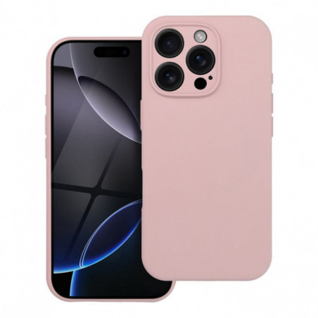 Kryt Silicone 2mm na Apple iPhone 17 Pro Max Pieskovo ružový