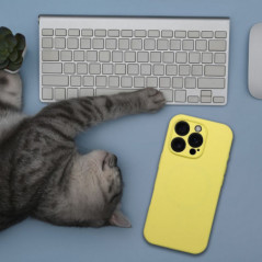 Kryt Silicone 2mm na Apple iPhone 17 Pro Max Citrónová
