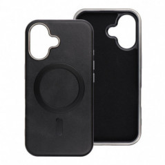 Kryt Gentleman Mag Cover na Apple iPhone 17 Pro Elegant  MagSAFE  Čierny