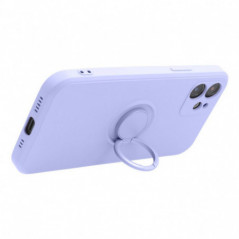 Kryt Silicone ring na Apple iPhone 17 Pro Max Fialový (Violet)