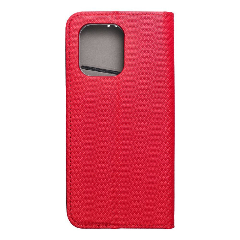 Peňaženkové puzdro Smart Case Book na Motorola Edge 50 Neo Červený