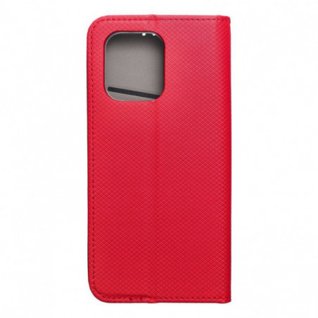 Peňaženkové puzdro Smart Case Book na Motorola Edge 50 Neo Červený