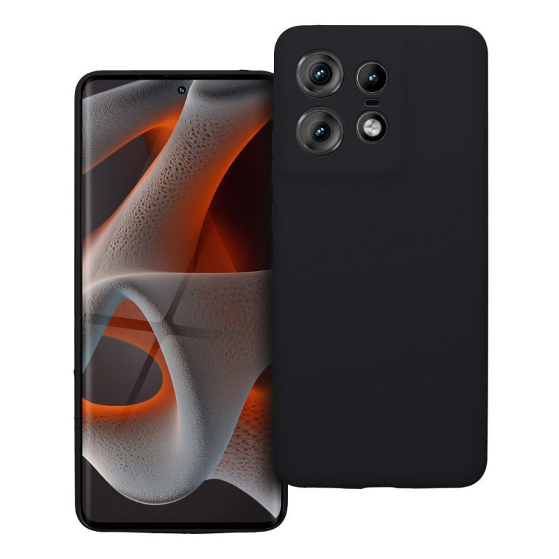 Kryt Silicone 2mm na Motorola Edge 50 Čierny