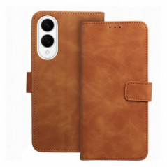 Peňaženkové puzdro TENDER Book na Samsung Galaxy S25 Edge Hnedý