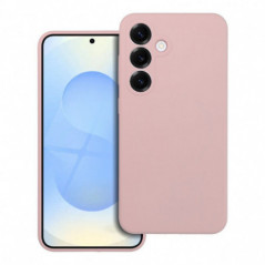Kryt Silicone 2mm na Samsung Galaxy S25 Edge Pieskovo ružový