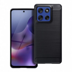 Kryt Carbon na Motorola Edge 60 Fusion Elegant  Čierny