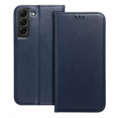 Peňaženkové puzdro Smart Magneto book na Samsung Galaxy S25 FE Tmavší modrý