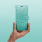 Peňaženkové puzdro MEZZO Book na Samsung Galaxy S25 FE Zelený
