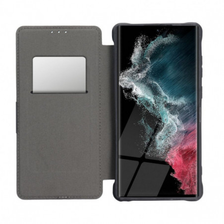 Peňaženkové puzdro Razor Book na Samsung Galaxy S25 FE Uhlíkové vlákno, Karbónový vzor  Modrý