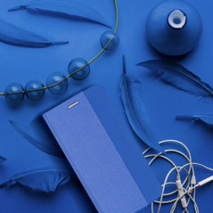 Peňaženkové puzdro Sensitive Book na Samsung Galaxy S25 FE Svetlo modrý