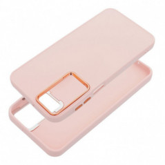 Kryt FRAME na Samsung Galaxy S25 FE Elegant  Púdrovo ružový