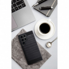 Kryt Carbon na Samsung Galaxy S25 FE Elegant  Čierny