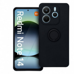 Kryt Silicone ring na XIAOMI Redmi Note 14 5G Čierny
