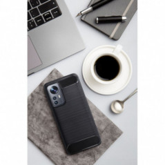 Kryt Carbon na Motorola Moto G Play 2025 Elegant  Čierny