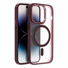 Kryt Matte Mag Cove na Samsung Galaxy A17 MagSAFE  Slivkovo červený