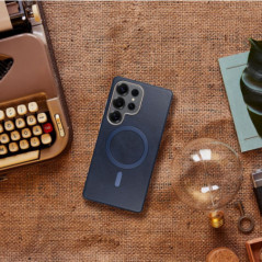 Kryt Gentleman Mag Cover na Samsung Galaxy A17 Elegant  MagSAFE  Námornícka modrá