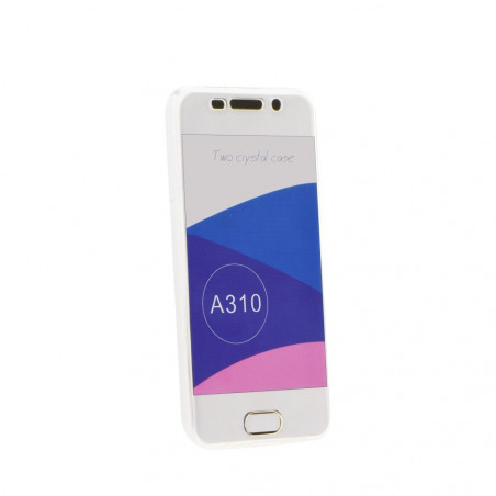 360 Ultra Slim Front+Back na Samsung Galaxy A71 FORCELL Silikónové púzdro Transparentný