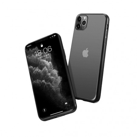 NEW ELECTRO MATT na Apple iPhone 11 Pro Max FORCELL kryt TPU Čierny