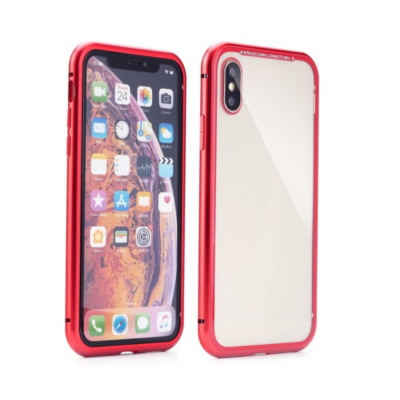 MAGNETO na Apple iPhone 11 Pro Max Silikónové púzdro Červený