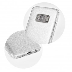 SHINING na Samsung Galaxy A41 FORCELL kryt TPU Strieborný