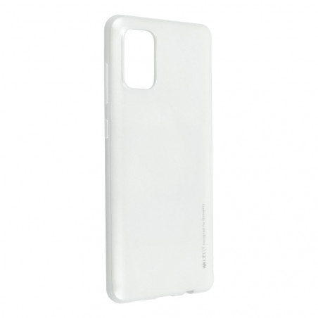 i-Jelly na Samsung Galaxy A71 MERCURY kryt TPU Strieborný