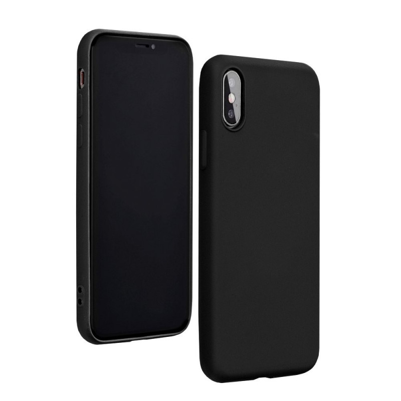 Silicone Lite na Samsung Galaxy A41 FORCELL Silikónový kryt Čierny