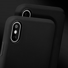 Silicone Lite na Samsung Galaxy A41 FORCELL Silikónový kryt Čierny
