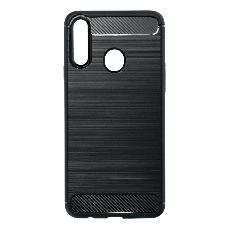 Kryt Carbon na Samsung Galaxy A21s Elegant  Čierny
