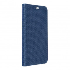 Peňaženkové puzdro LUNA Book Carbon na Samsung Galaxy A71 LTE Uhlíkové vlákno, Elegant  Modrý