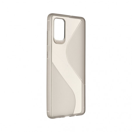 S-CASE na Samsung Galaxy A71 FORCELL kryt TPU Čierny